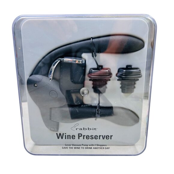Wine Lover’s Gift Set Stopper Opener Brookstone - Picture 7 of 8